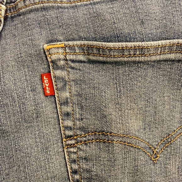 Men's LEVIS 505 Straight Fit ~ Medium Blue Jeans Tag 36 x 30 - Picture 4 of 6